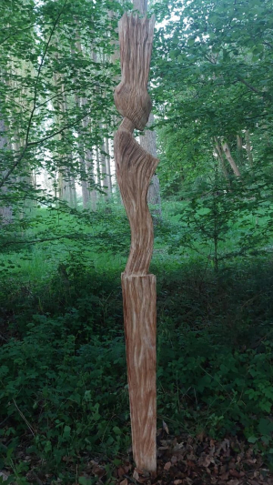 Toni Kanwa Adikusumah - Pamor nature (Right)(Wood: mahogany)